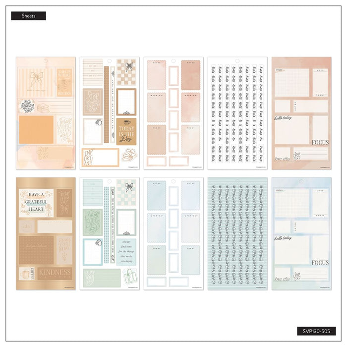 Me & My Big Ideas Happy Planner Sticker Value Pack 30 Sheets - Pastel Poetry