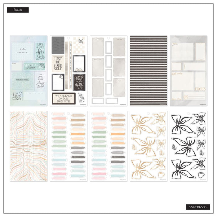 Me & My Big Ideas Happy Planner Sticker Value Pack 30 Sheets - Pastel Poetry