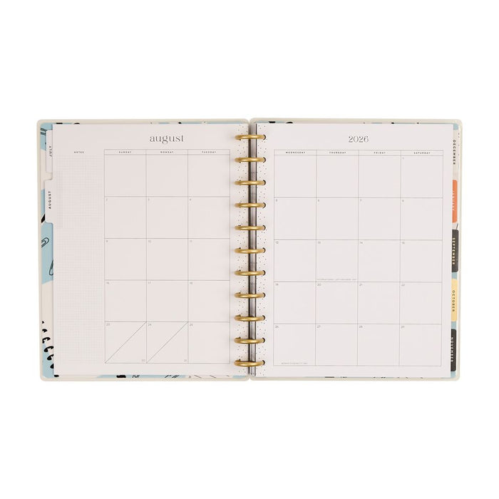 Me & My Big Ideas Happy Planner - School Doodles Ivory Big 12 Month Planner Jul 26 - Jun 27