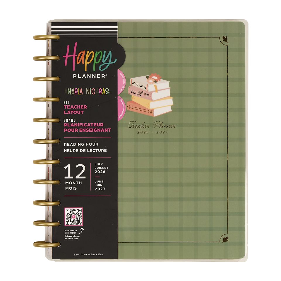 Me & My Big Ideas Happy Planner - Reading Hour Big 12 Month Planner Jul 26 - Jun 27
