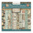 Stamperia Gardens Of Time - 12x12 Maxi Backgrounds Paper Pack
