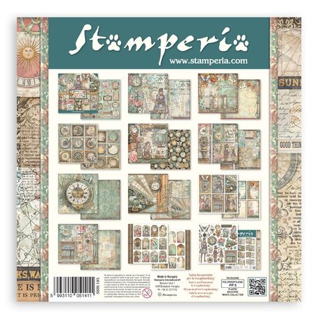 Stamperia Gardens Of Time - 12x12 Paper Pack