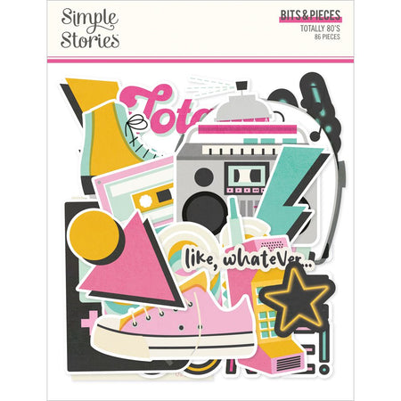 Simple Stories Totally 80's - Bits & Pieces
