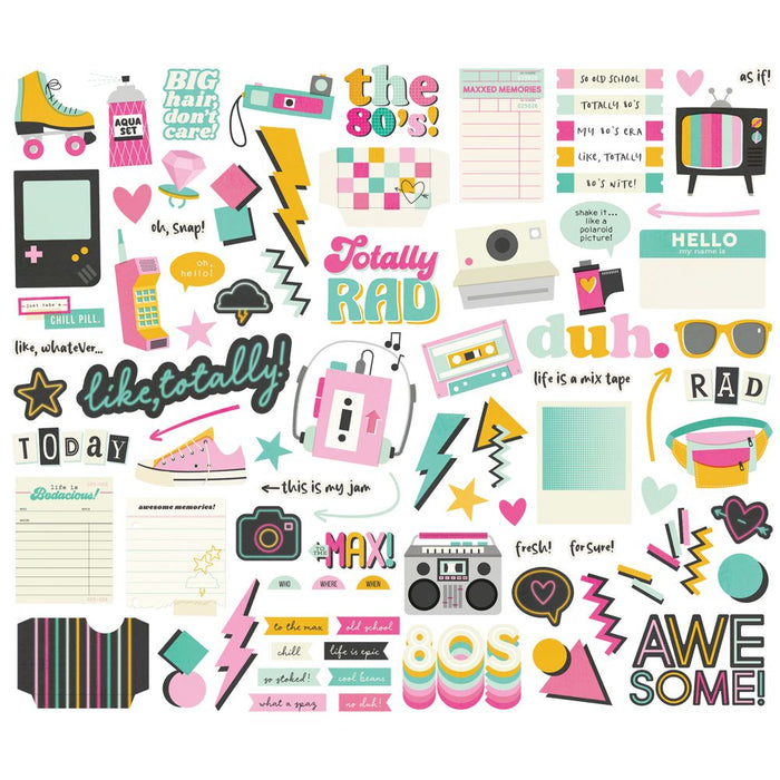 Simple Stories Totally 80's - Bits & Pieces