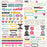 Simple Stories Totally 80's - Cardstock Stickers Basics