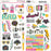Simple Stories Totally 80's - Cardstock Stickers Icons