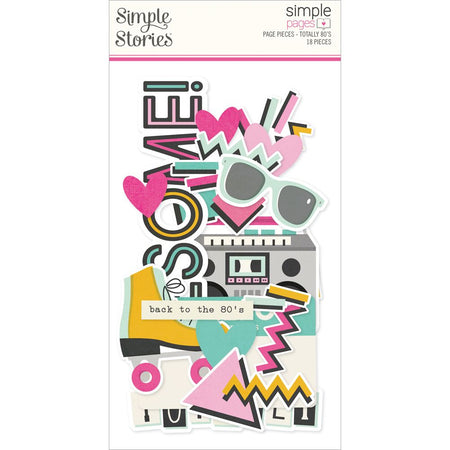 Simple Stories Totally 80's - Page Pieces