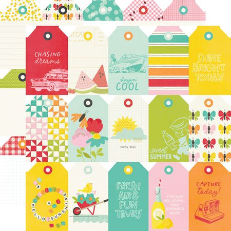 Simple Stories Sweet Summertime - Tag Elements