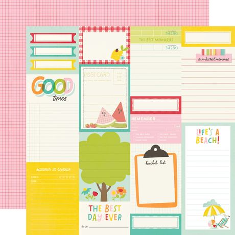 Simple Stories Sweet Summertime - Journal Elements