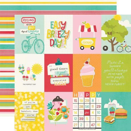 Simple Stories Sweet Summertime - 3x4 Elements