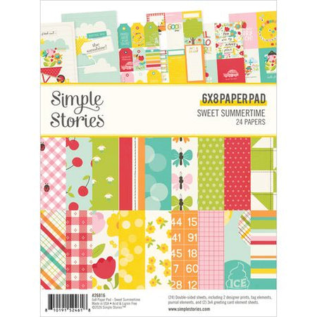 Simple Stories Sweet Summertime - 6x8 Paper Pad