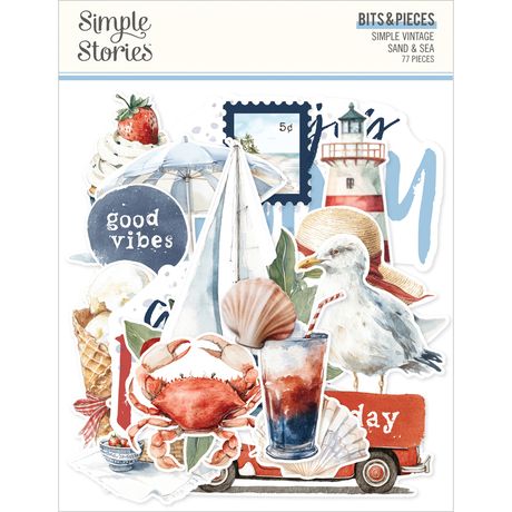 Simple Stories Simple Vintage Sand & Sea - Bits & Pieces