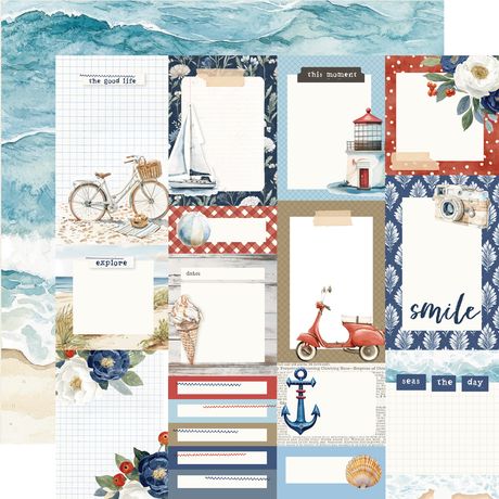 Simple Stories Simple Vintage Sand & Sea - Journal Elements