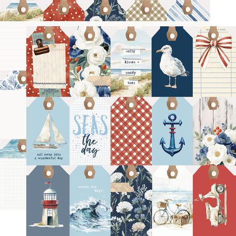Simple Stories Simple Vintage Sand & Sea - Tag Elements