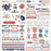 Simple Stories Simple Vintage Sand & Sea - Cardstock Stickers Basics