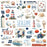 Simple Stories Simple Vintage Sand & Sea - Chipboard Pieces