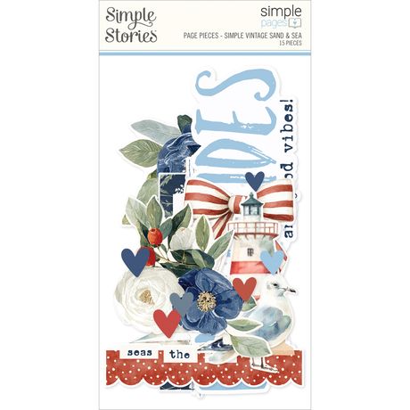 Simple Stories Simple Vintage Sand & Sea - Page Pieces