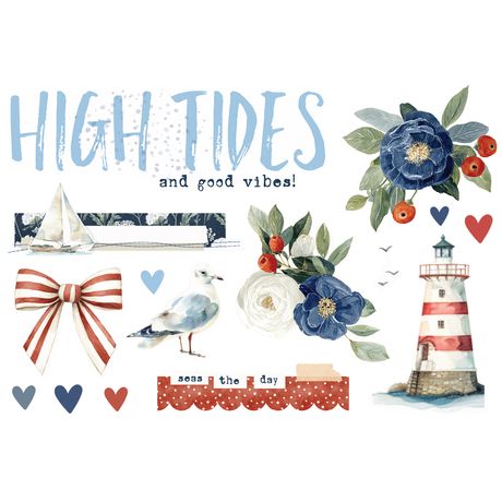 Simple Stories Simple Vintage Sand & Sea - Page Pieces