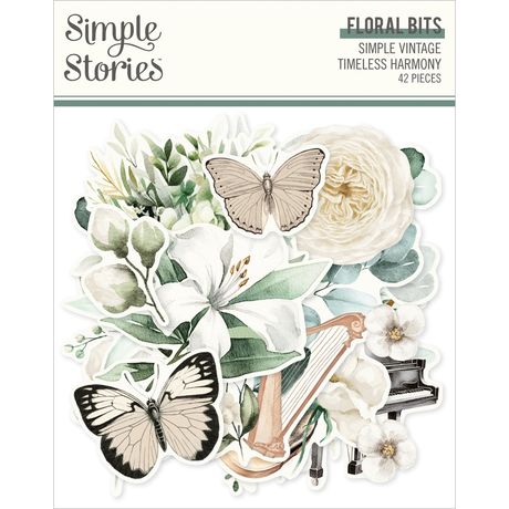 Simple Stories Simple Vintage Timeless Harmony - Floral Bits & Pieces