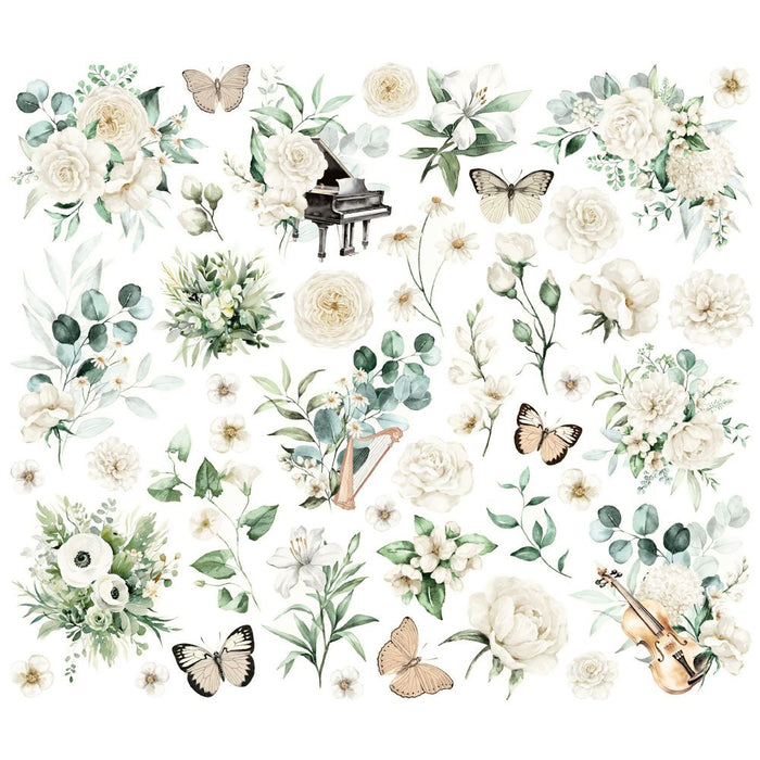Simple Stories Simple Vintage Timeless Harmony - Floral Bits & Pieces