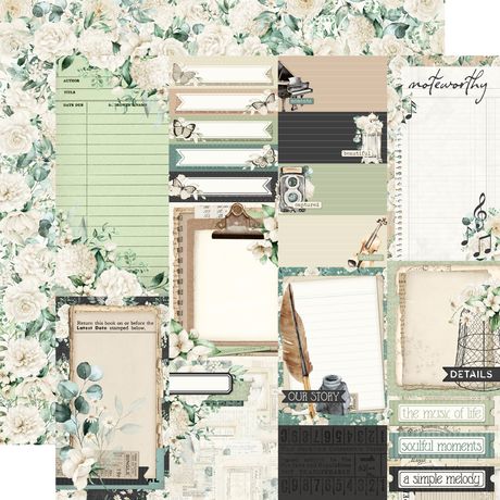 Simple Stories Simple Vintage Timeless Harmony - Journal Elements