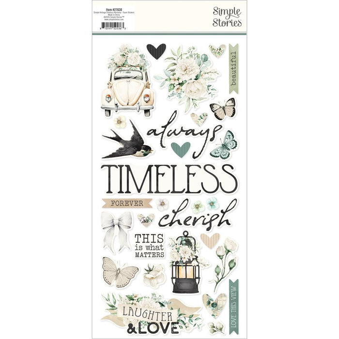Simple Stories Simple Vintage Timeless Harmony - Foam Stickers