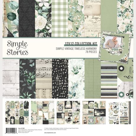 Simple Stories Simple Vintage Timeless Harmony - 12x12 Collection Kit