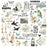 Simple Stories Simple Vintage Timeless Harmony - Chipboard Pieces