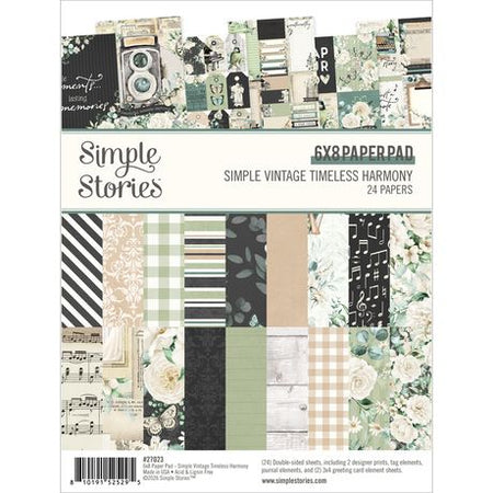 Simple Stories Simple Vintage Timeless Harmony - 6x8 Paper Pad