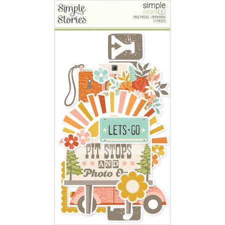 Simple Stories Open Road - Page Pieces