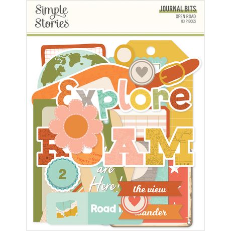Simple Stories Open Road - Journal Bits & Pieces