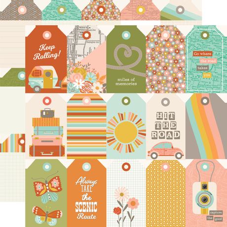 Simple Stories Open Road - Tag Elements