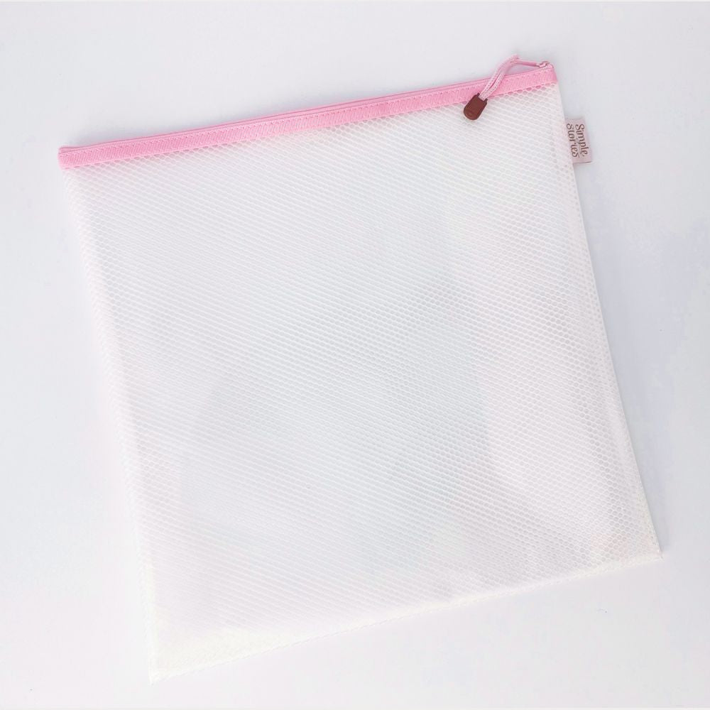 Simple Stories Craft Storage - Large Pouch 14" x 14" Pink
