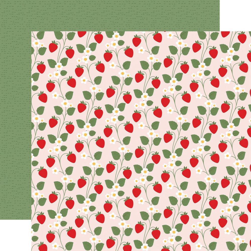 Echo Park Strawberry Fields - Blooming Berries