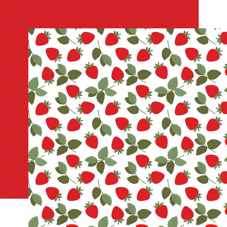 Echo Park Strawberry Fields - Strawberry Patch