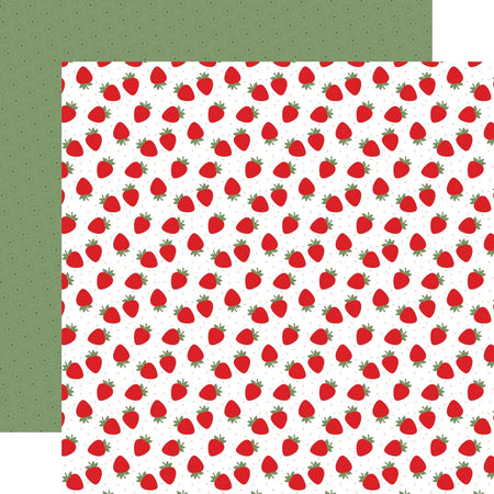 Echo Park Strawberry Fields - Berries And Cream
