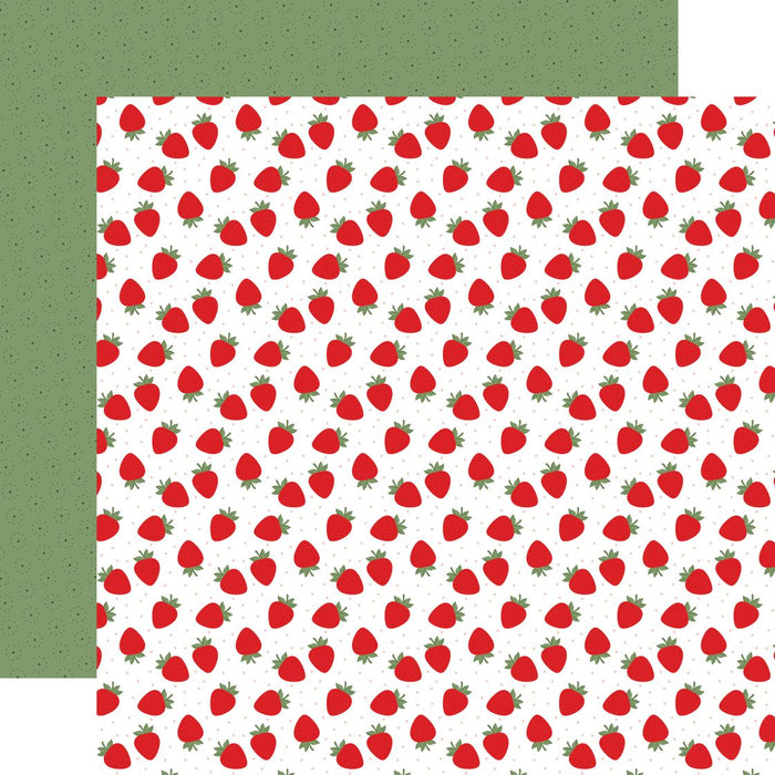 Echo Park Strawberry Fields - Berries And Cream
