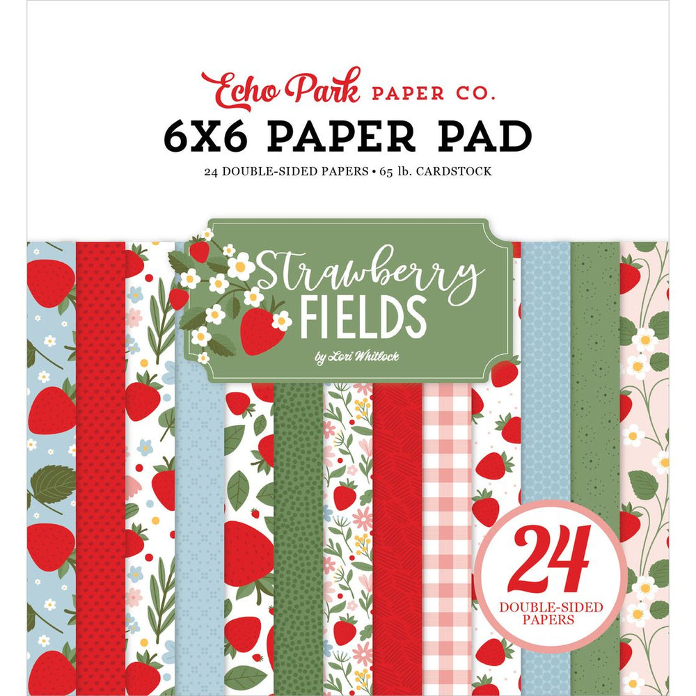 Echo Park Strawberry Fields - 6x6 Pad