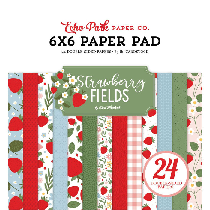 Echo Park Strawberry Fields - 6x6 Pad