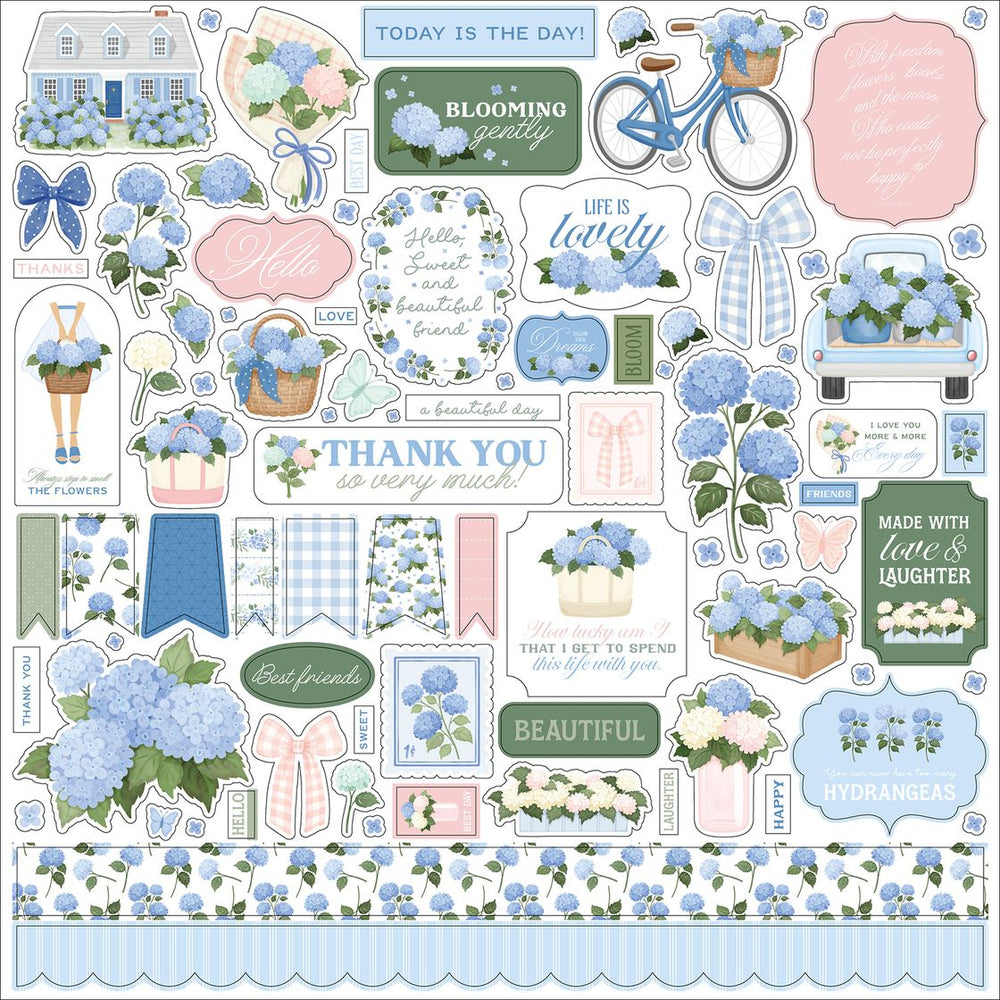 Carta Bella Flower Shoppe - Element Stickers