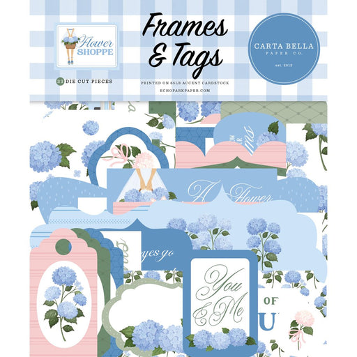 Carta Bella Flower Shoppe - Ephemera Frames & Tags