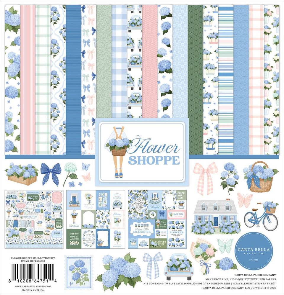 Carta Bella Flower Shoppe - 12x12 Collection Kit