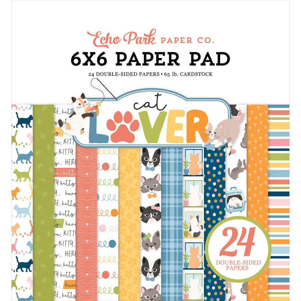 Echo Park Cat Lover - 6x6 Pad