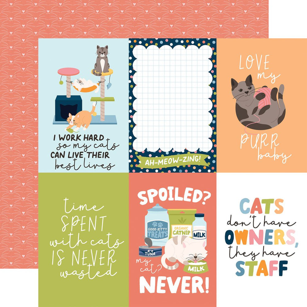 Echo Park Cat Lover - 4x6 Journaling Cards
