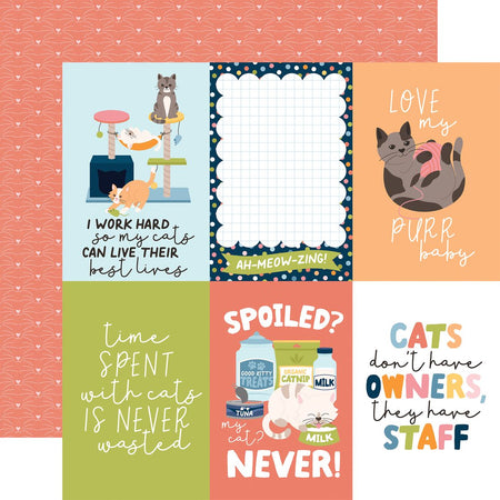 Echo Park Cat Lover - 4x6 Journaling Cards