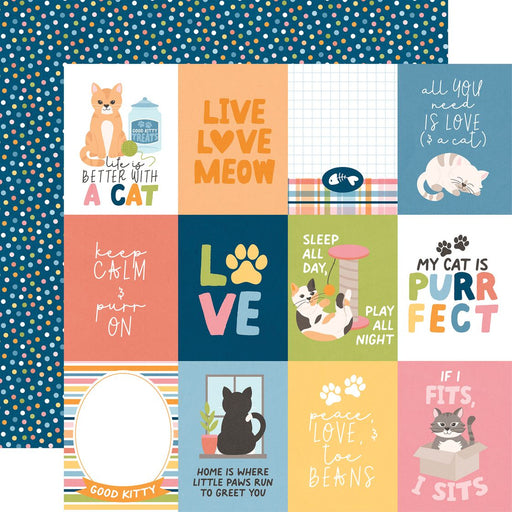 Echo Park Cat Lover - 3x4 Journaling Cards