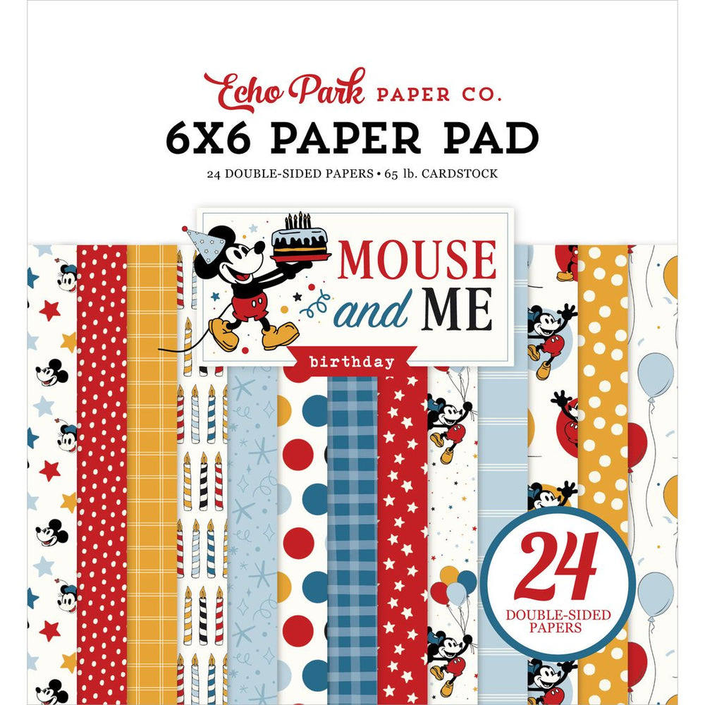 Echo Park Mouse And Me Birthday - 6x6 Pad