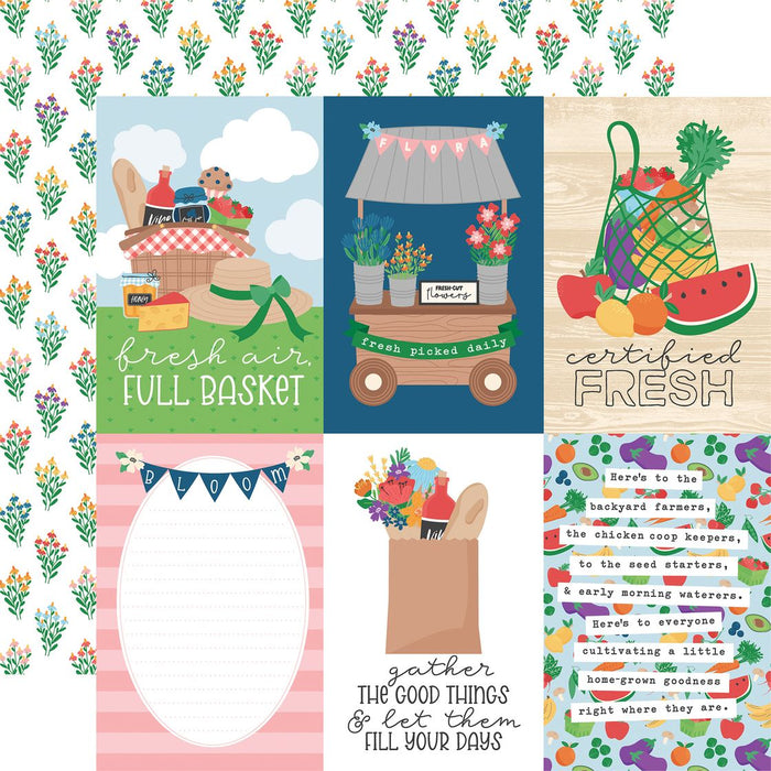 Echo Park Freshly Picked - 4x6 Journaling Cards