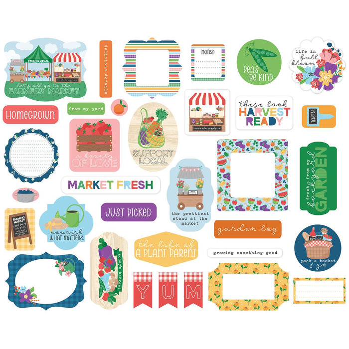 Echo Park Freshly Picked - Ephemera Icons