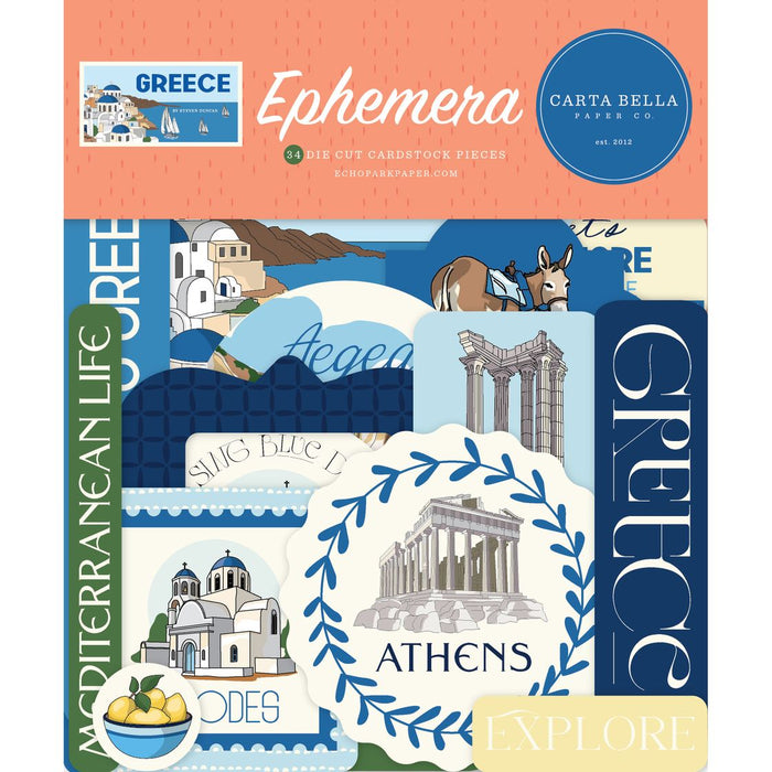 Carta Bella Greece - Ephemera